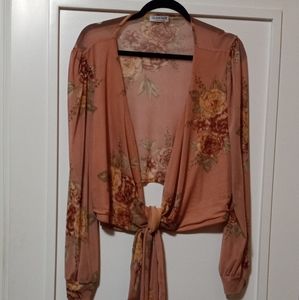 Wrap blouse